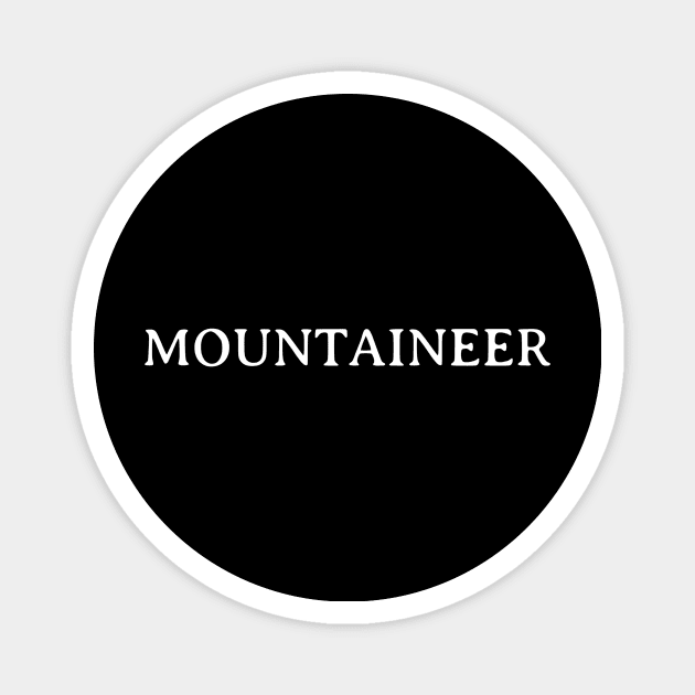 mountaineer Magnet by Ranumee